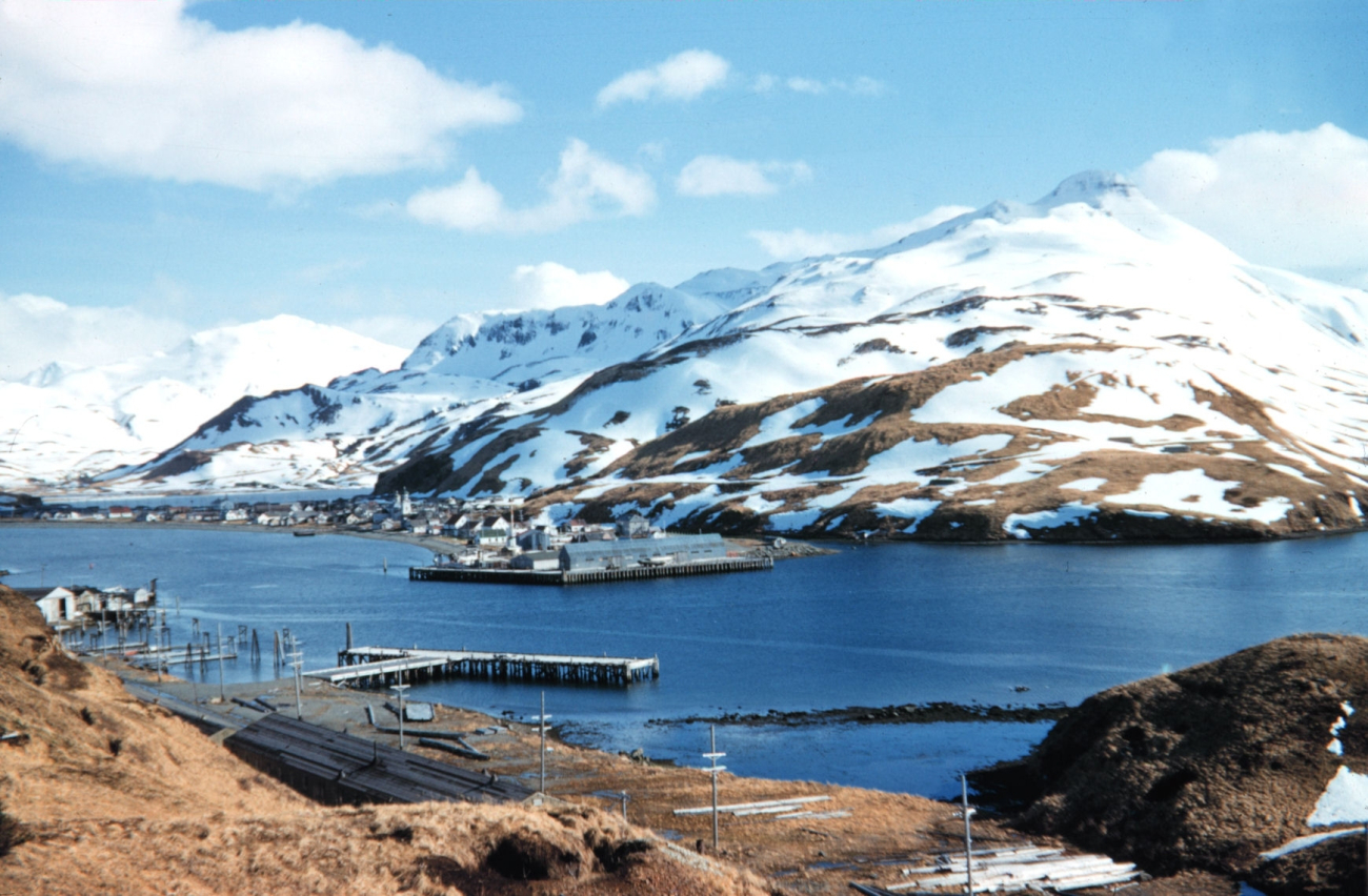 The harbor at Dutch Harbor (Image credit: Rear Admiral Harley D. Nygren) The harbor at Dutch Harbor