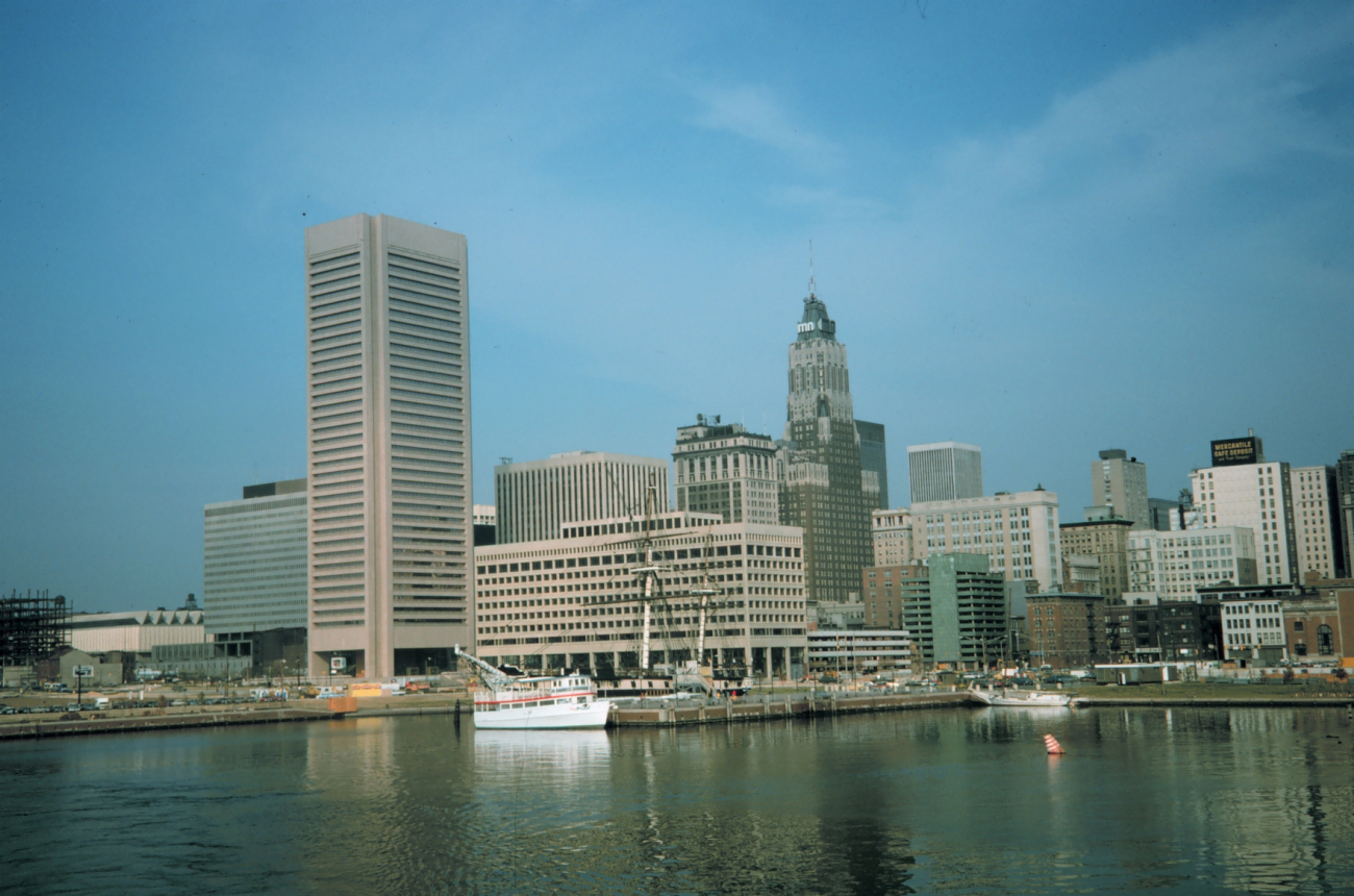 View of downtown Baltimore from the Inner Harbor area (Image credit: Ralph F. Kresge) View of downtown Baltimore from the Inner Harbor area