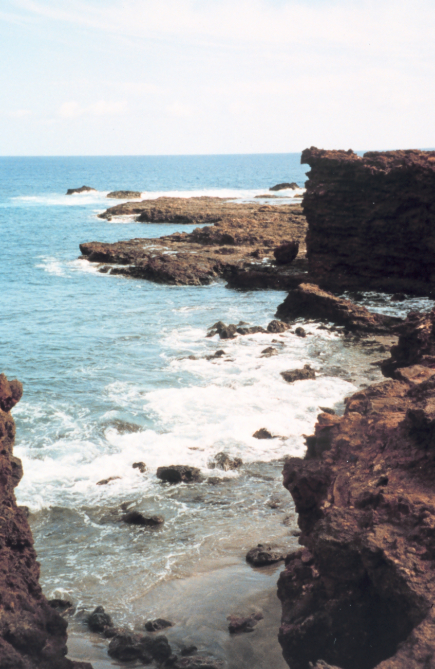Sharp hard rocky shoreline (Image credit: Richard B. Mieremet) Sharp hard rocky shoreline