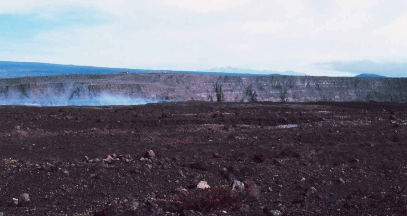 Kilauea Crater at Volcanoes National Park (Image credit: Dr. James P. McVey) Kilauea Crater at Volcanoes National Park