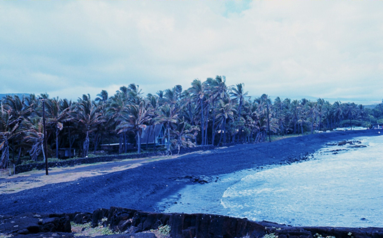 Punaluu Black Sand Beach (Image credit: Dr. James P. McVey) Punaluu Black Sand Beach