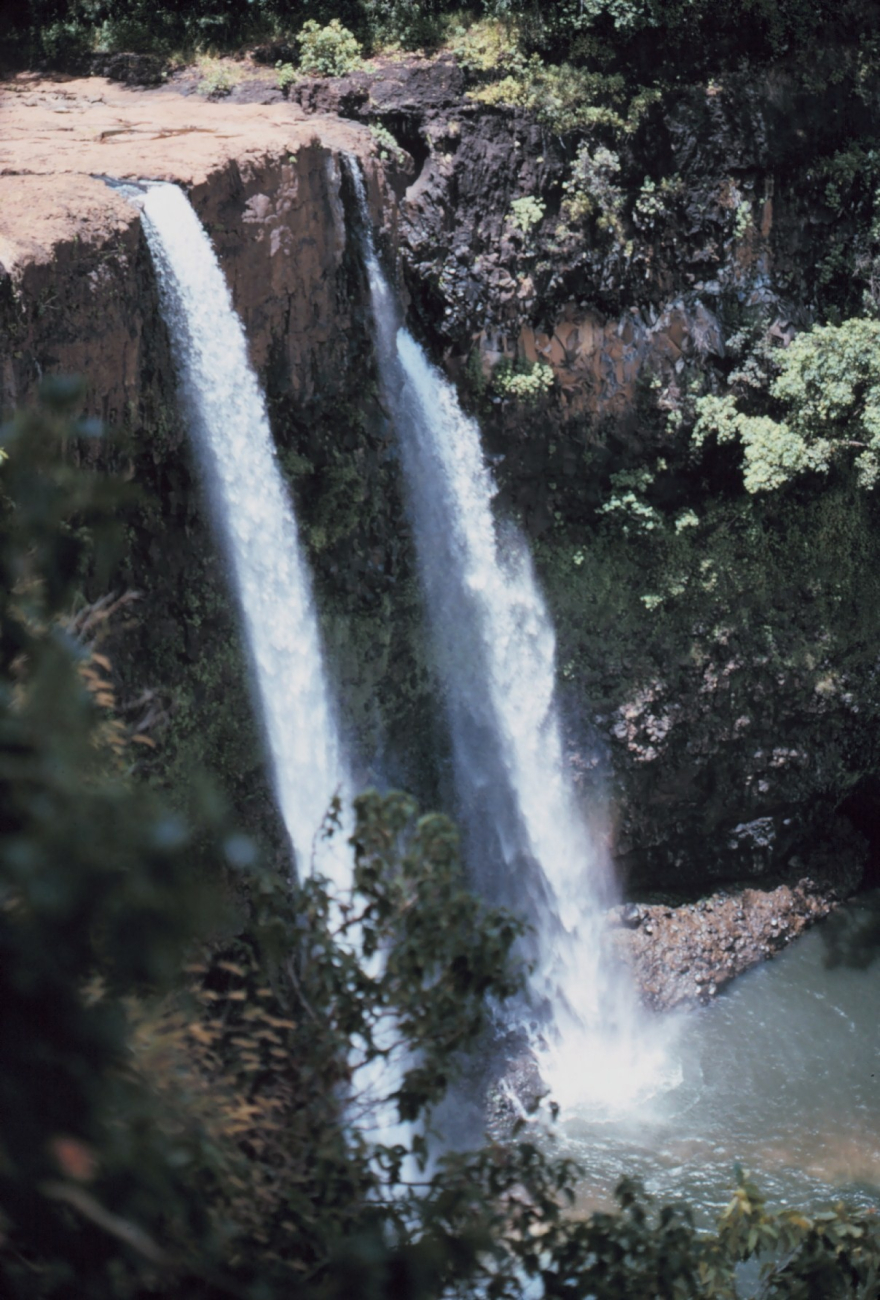 Wailua waterfall (Image credit: Dr. James P. McVey) Wailua waterfall