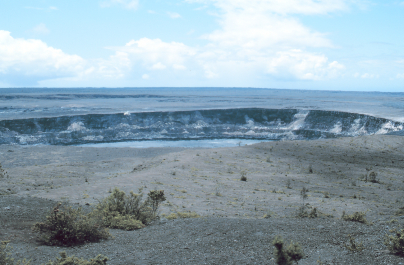 Kilauea Caldera Crater (Image credit: Commander John Bortniak) Kilauea Caldera Crater