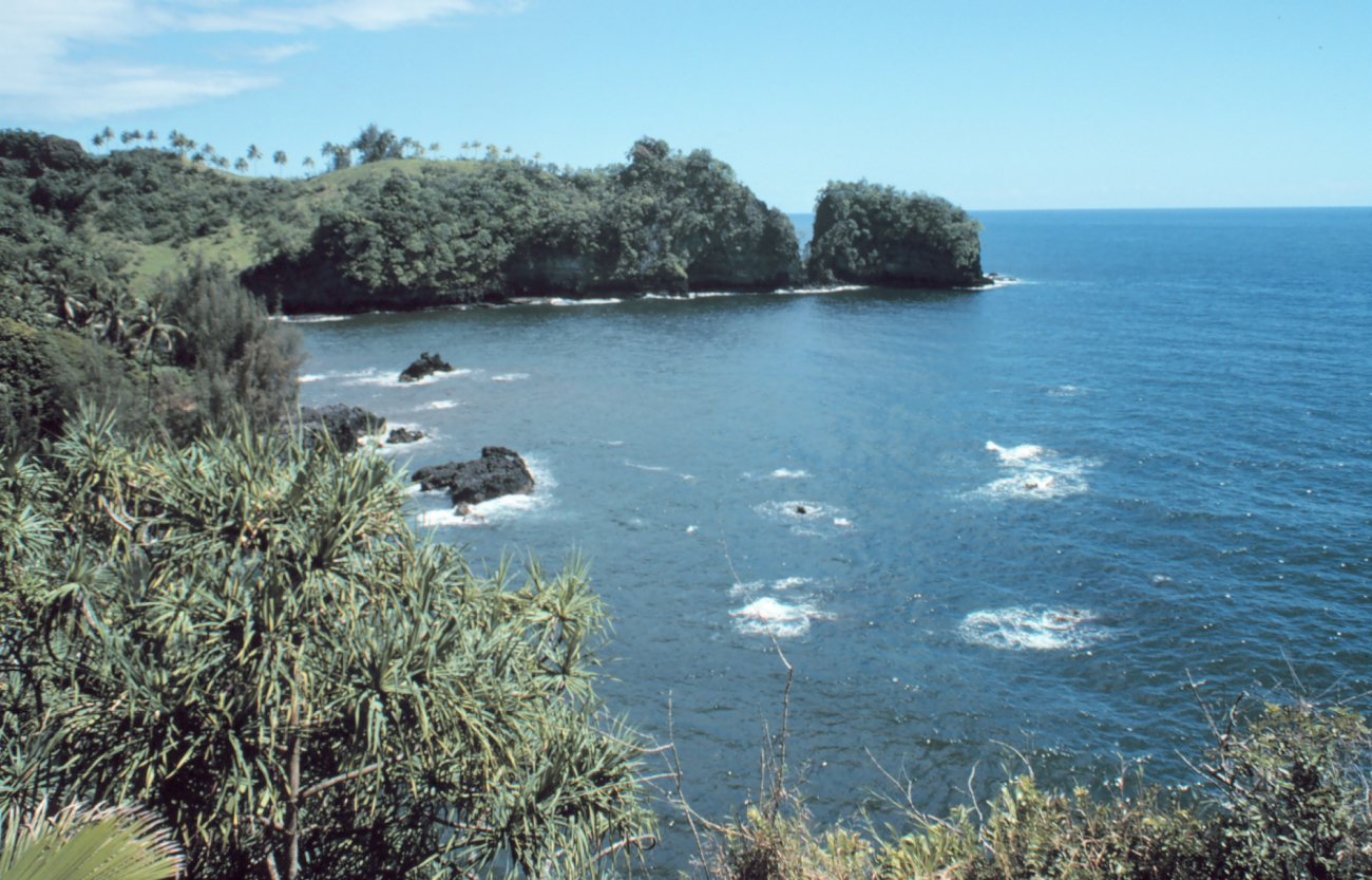 A coastal scene north of Hilo (Image credit: Commander John Bortniak) A coastal scene north of Hilo