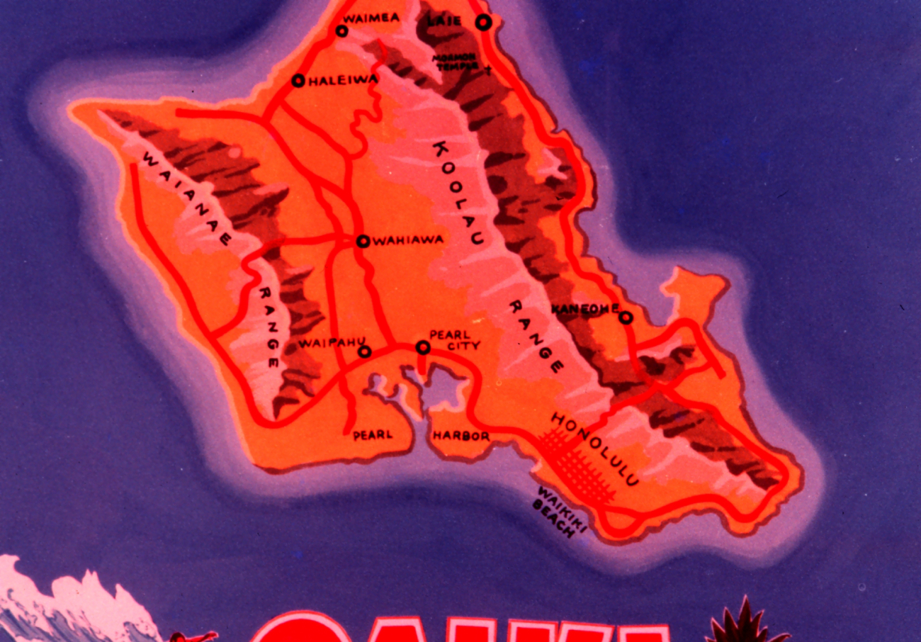 Oahu map (Image credit: Commander John Bortniak) Oahu map