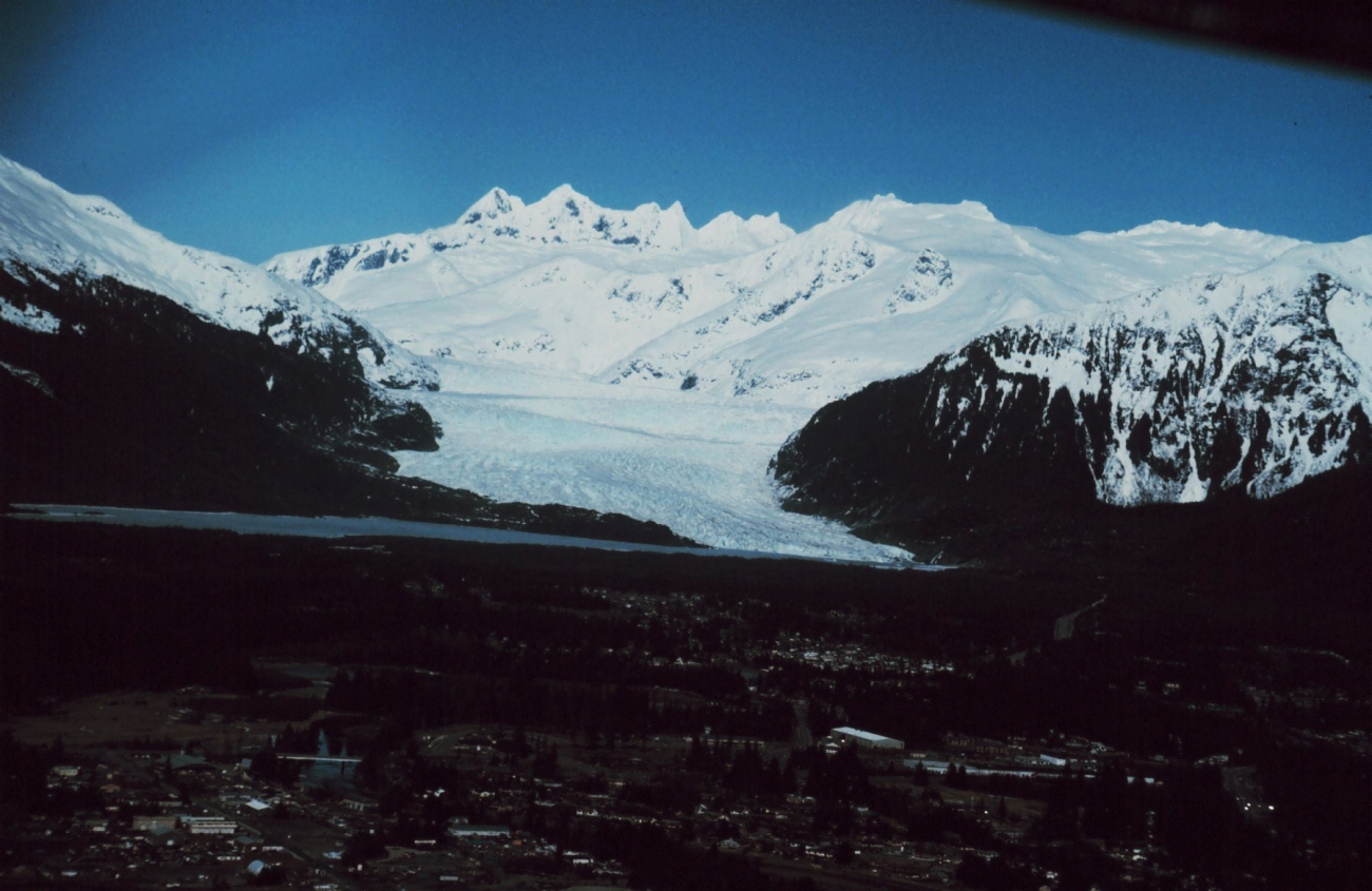 Mendenhall Glacier (Image credit: Commander John Bortniak) Mendenhall Glacier