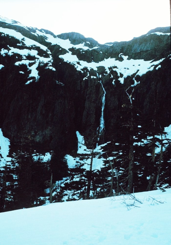 A waterfall in Prince William Sound (Image credit: Commander John Bortniak) A waterfall in Prince William Sound