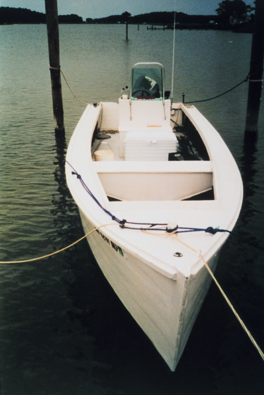 A typical home-made skiff used by St (Image credit: Mary Hollinger) A typical home-made skiff used by St