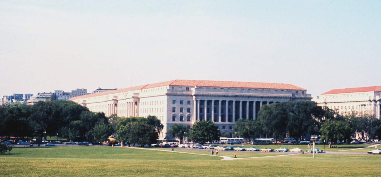 The Herbert Clark Hoover Building, home to the U line1089.jpg The Herbert Clark Hoover Building, home to the U