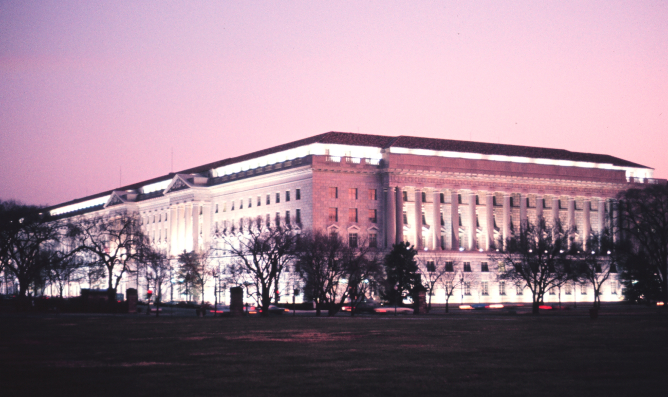 The Herbert Clark Hoover Building, home to the U line1090.jpg The Herbert Clark Hoover Building, home to the U
