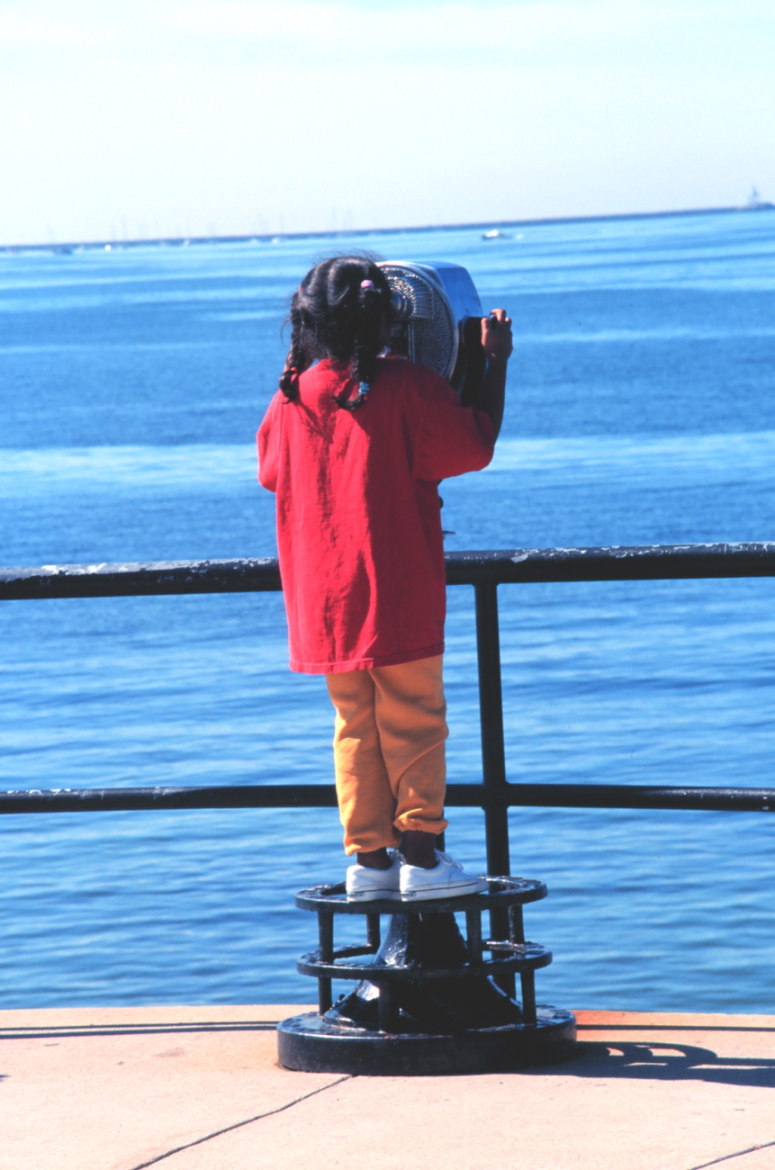 Checking out the view at Gloucester (Image credit: Nance S. Trueworthy) Checking out the view at Gloucester