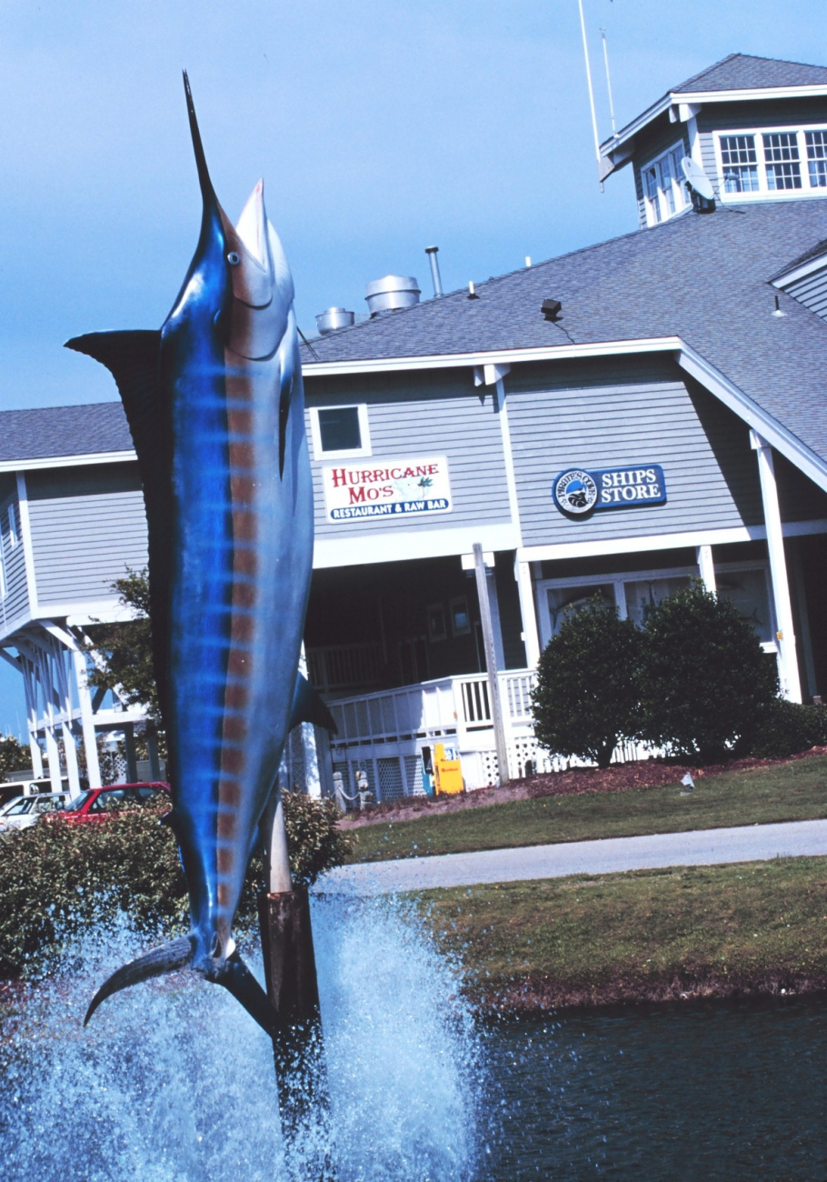 Fish art at Pirate's Cove Marina and home sites (Image credit: Mr. William Folsom) Fish art at Pirate's Cove Marina and home sites