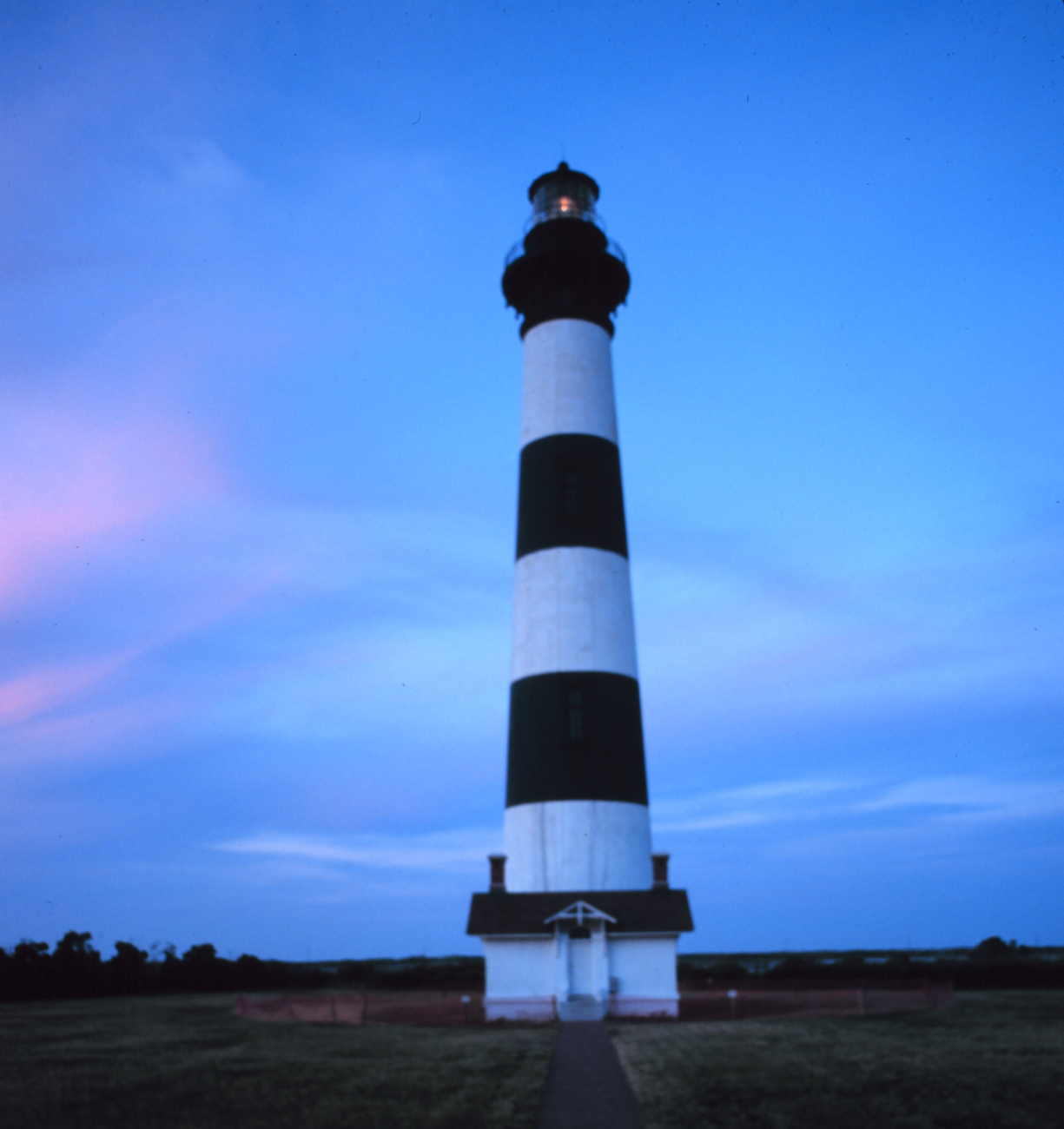 A view of the Bodie Island Lighthouse at sunset (Image credit: Mr. William Folsom) A view of the Bodie Island Lighthouse at sunset
