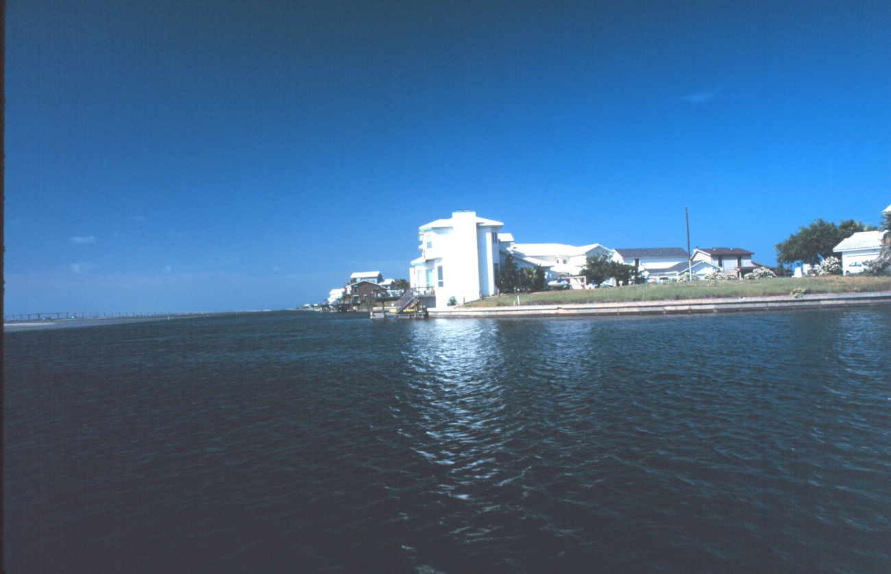 A resort area on the west side of Padre Island (Image credit: Mr. William B. Folsom) A resort area on the west side of Padre Island