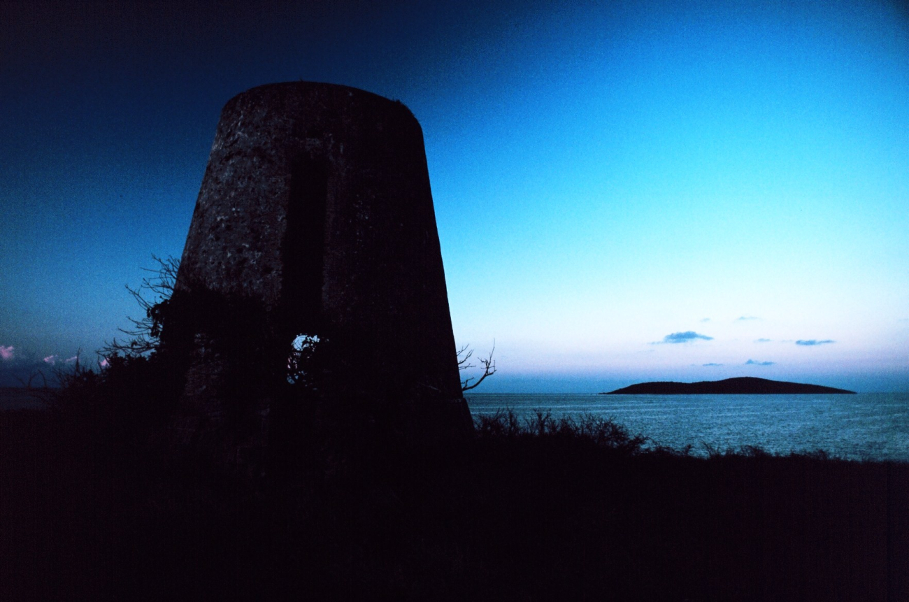 A Danish windwill ruin at sunset on the northeast end of St (Image credit: Mr. Sean Linehan) A Danish windwill ruin at sunset on the northeast end of St