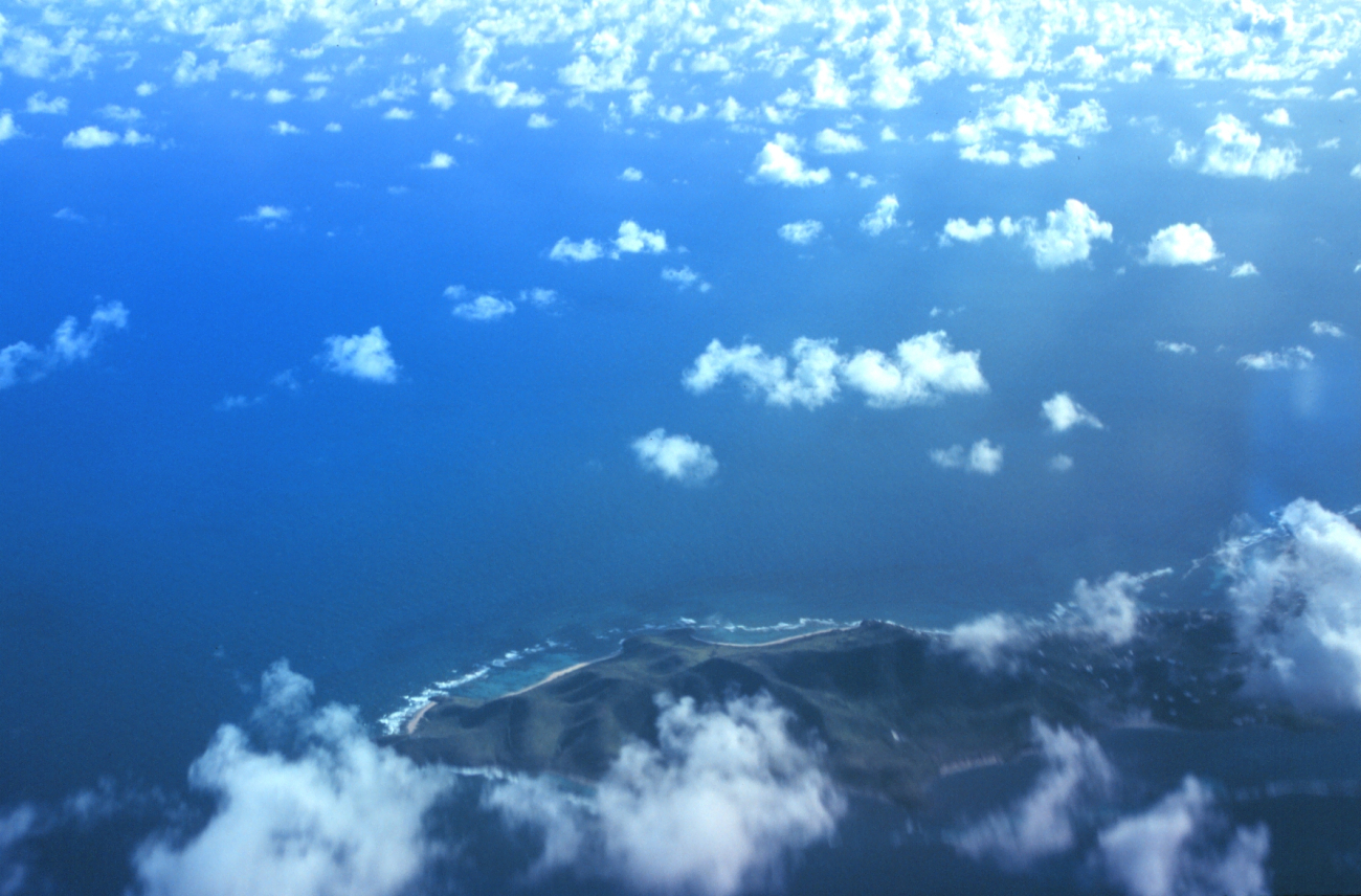 Aerial view of Udall Point at the east end of St (Image credit: Mr. Sean Linehan) Aerial view of Udall Point at the east end of St