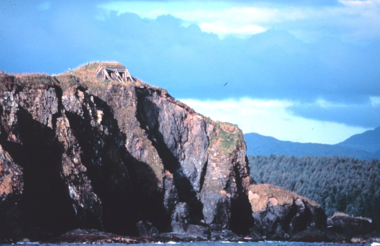 Reminder of World War II coastal defenses guarding entrance to Whittier area (Image credit: EXXON VALDEZ Oil Spill Trustee Council) Reminder of World War II coastal defenses guarding entrance to Whittier area