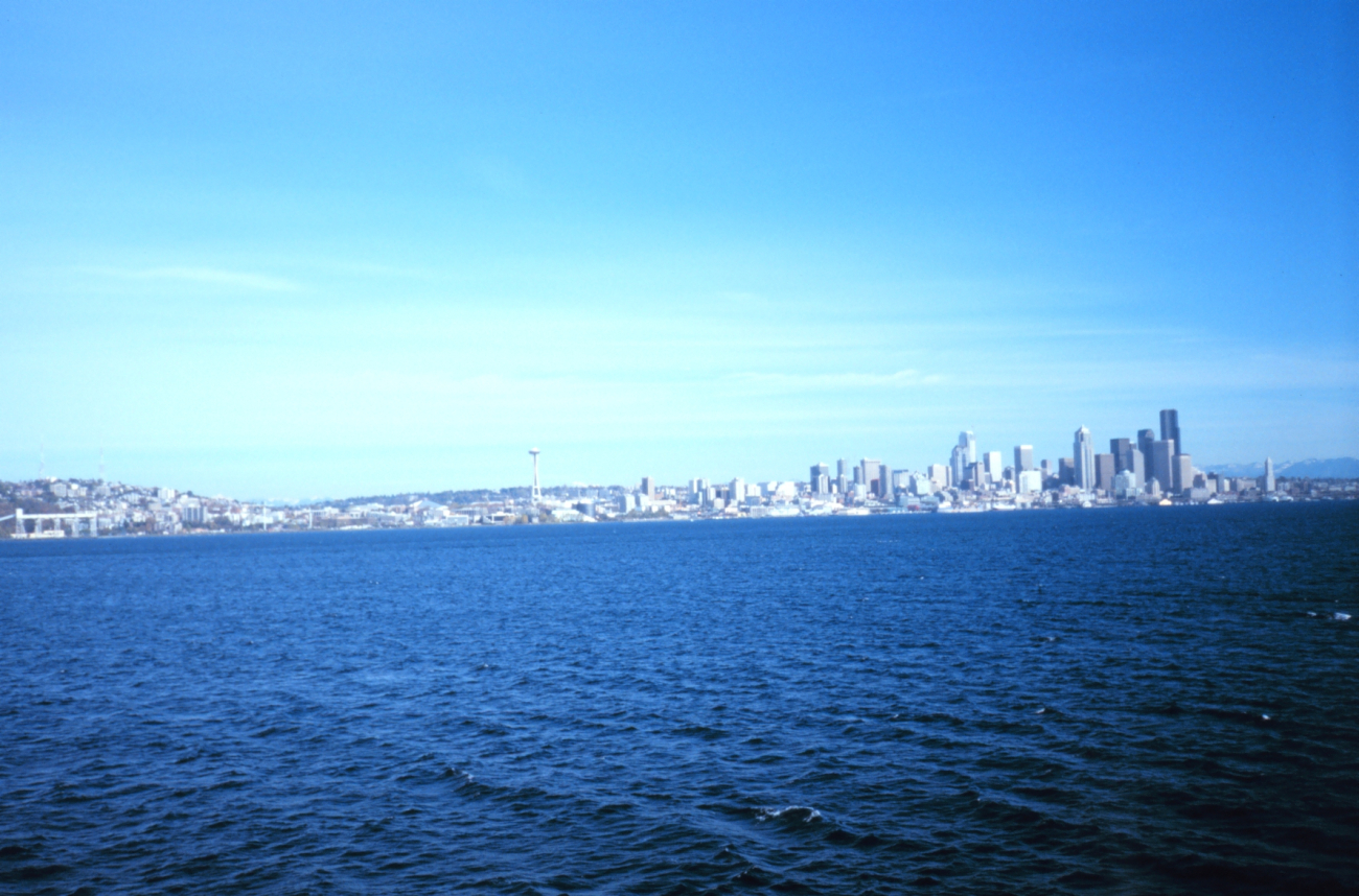 The Seattle skyline as seen from the NOAA Ship RONALD H (Image credit: Doctor Dan Aronson) The Seattle skyline as seen from the NOAA Ship RONALD H