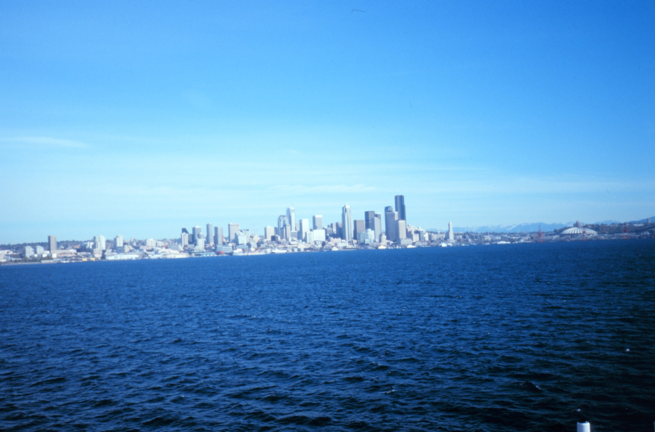 The Seattle skyline as seen from the NOAA Ship RONALD H (Image credit: Doctor Dan Aronson) The Seattle skyline as seen from the NOAA Ship RONALD H