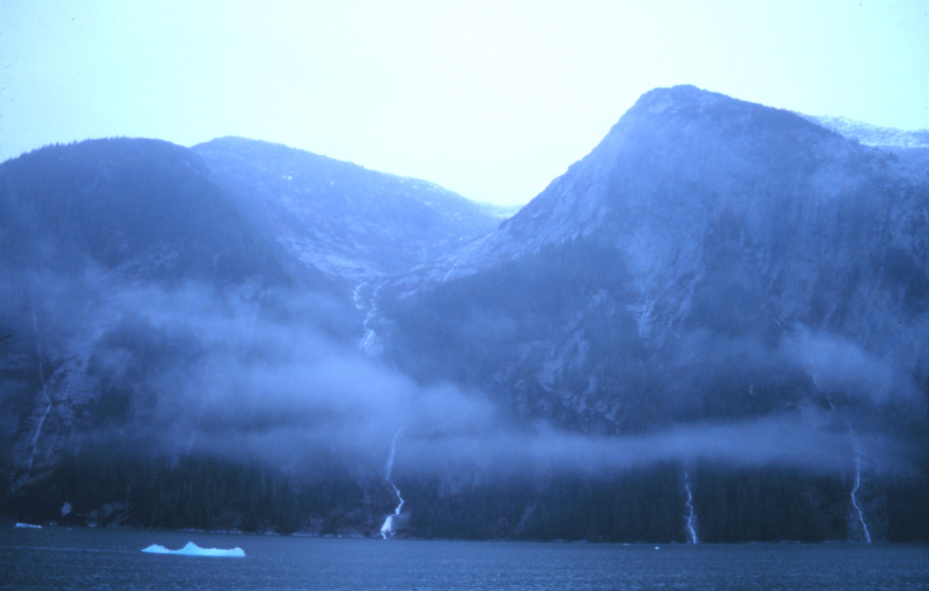 Waterfalls abound throughout Tracy Arm Fjord (Image credit: Personnel of NOAA Ship RAINIER) Waterfalls abound throughout Tracy Arm Fjord