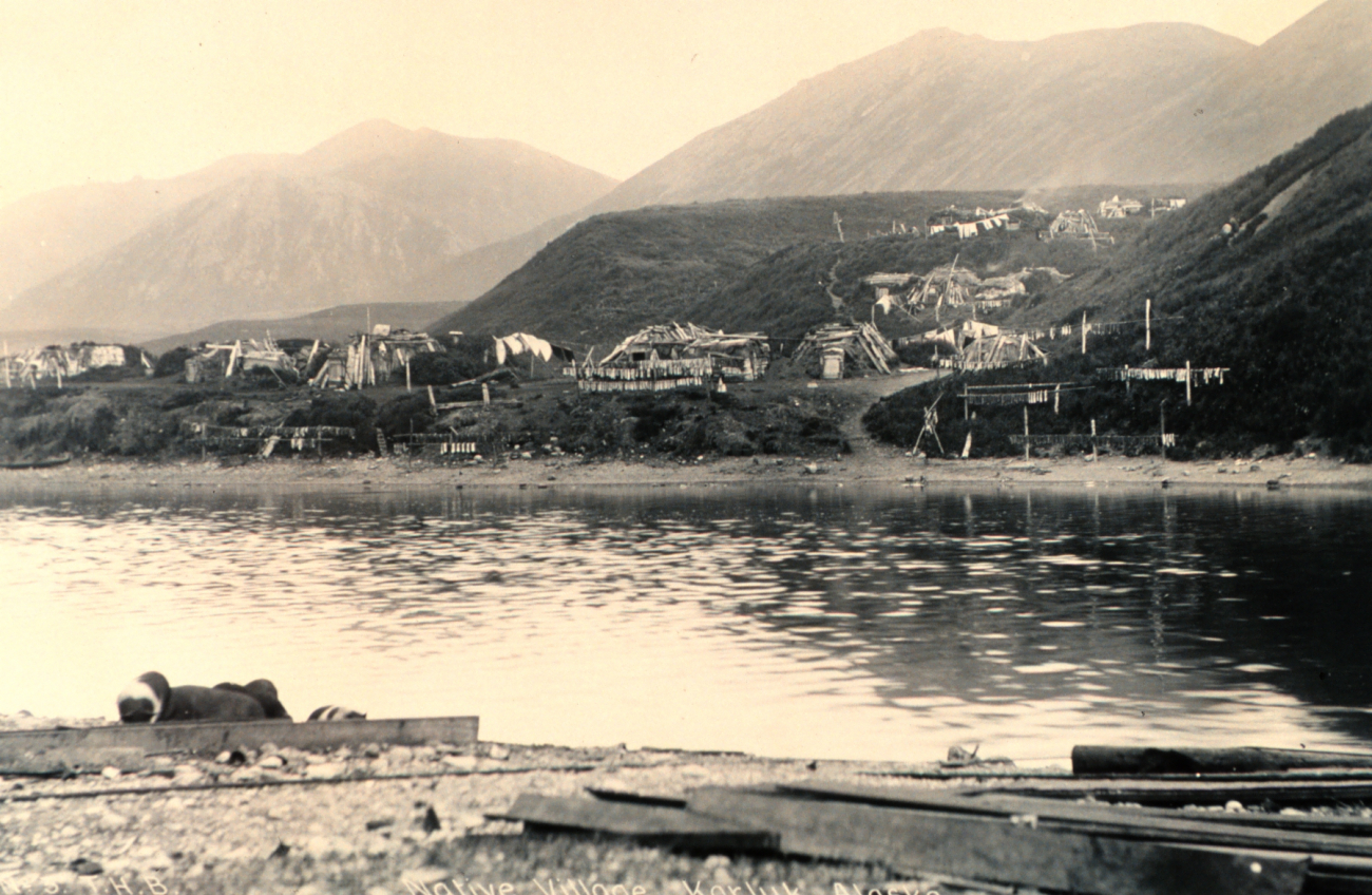 A native Aleut village at Karluk (Image credit: National Marine Fisheries Service | T. H. B.) A native Aleut village at Karluk