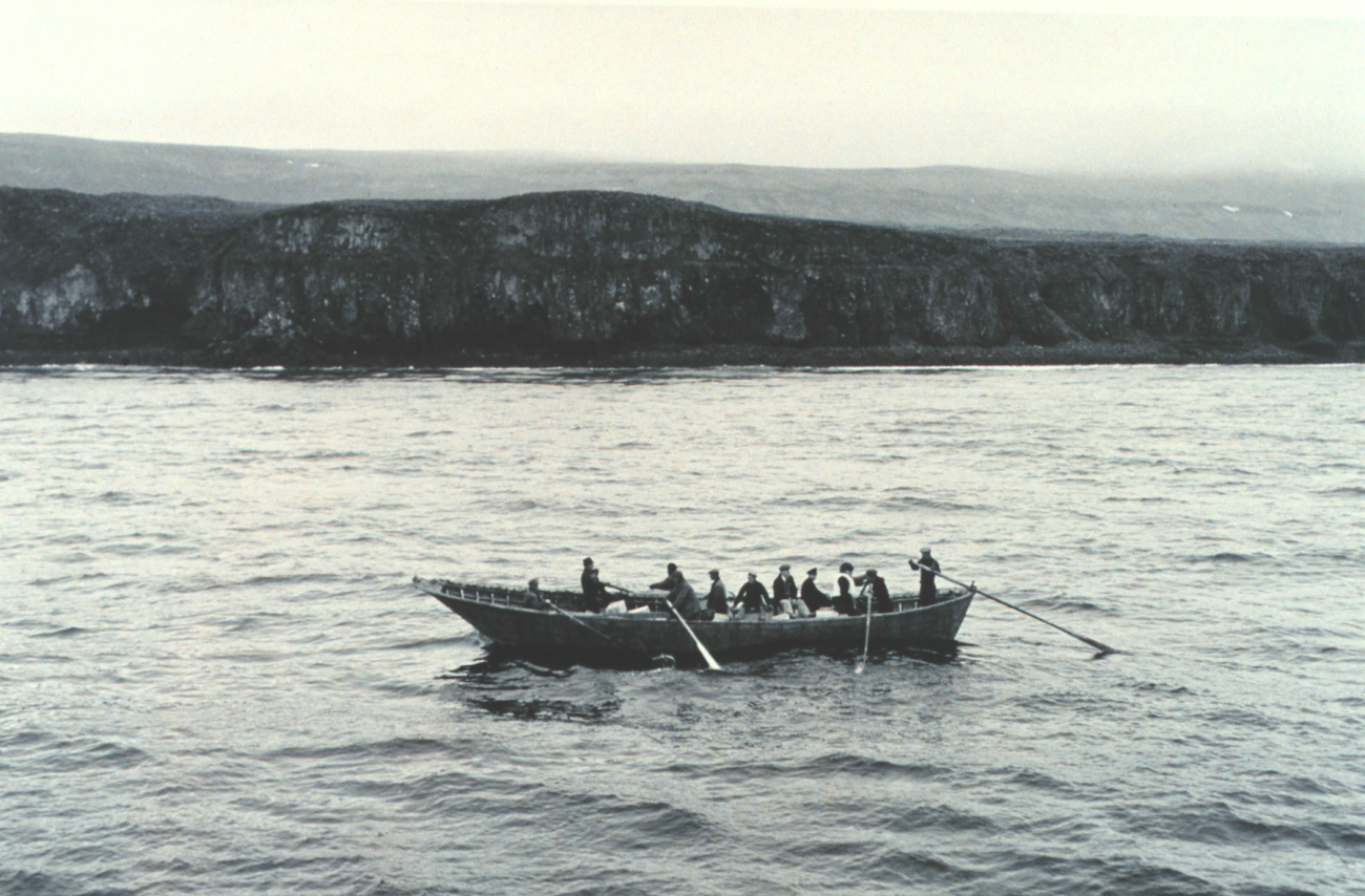 A bidarrah or large skin boat off St (Image credit: National Marine Fisheries Service) A bidarrah or large skin boat off St