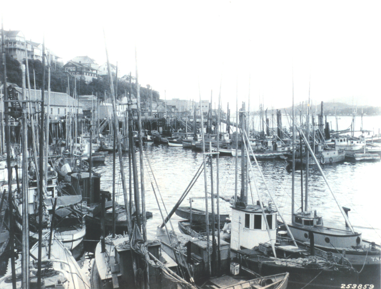 The fishing fleet at Ketchikan (Image credit: National Marine Fisheries Service) The fishing fleet at Ketchikan