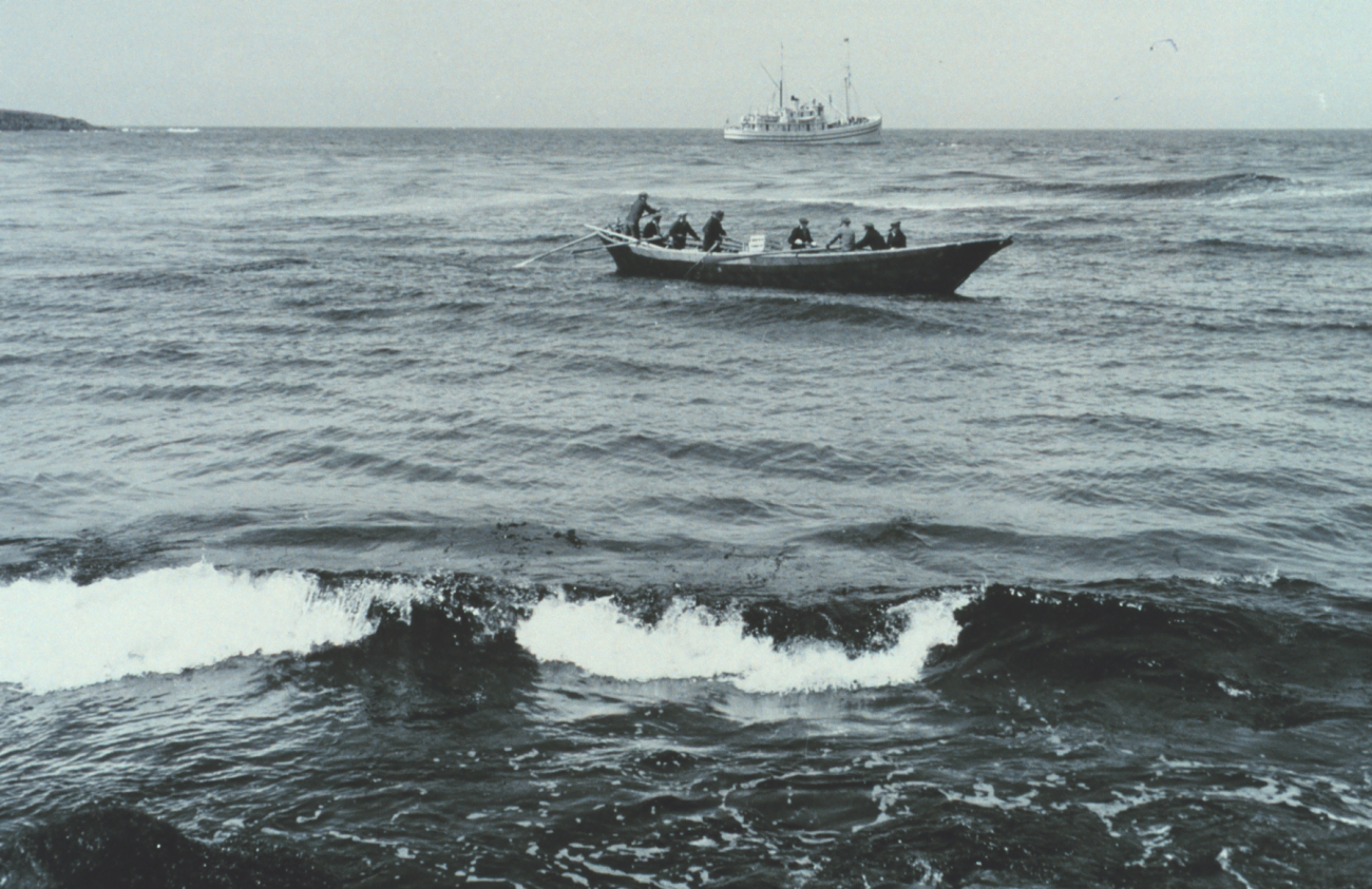 A bidarrah or large skin boat off St (Image credit: National Marine Fisheries Service) A bidarrah or large skin boat off St