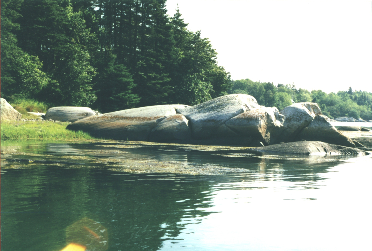 A fine example of glacial plucking showing direction of glacial ice motion fromleft to right in the image (Image credit: Mr. David Sinson) A fine example of glacial plucking showing direction of glacial ice motion fromleft to right in the image