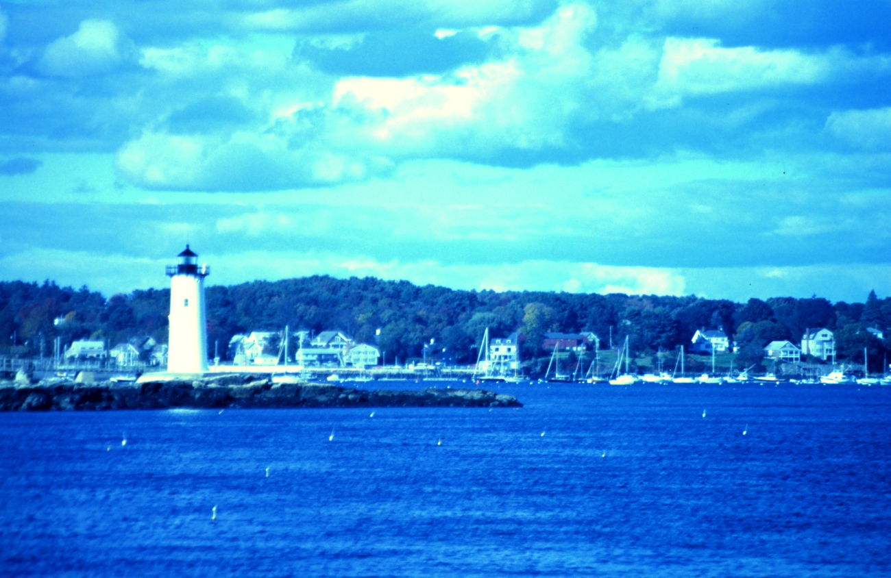 A view of the lighthouse guarding the harbor entrance (Image credit: Mr. Sean Linehan) A view of the lighthouse guarding the harbor entrance