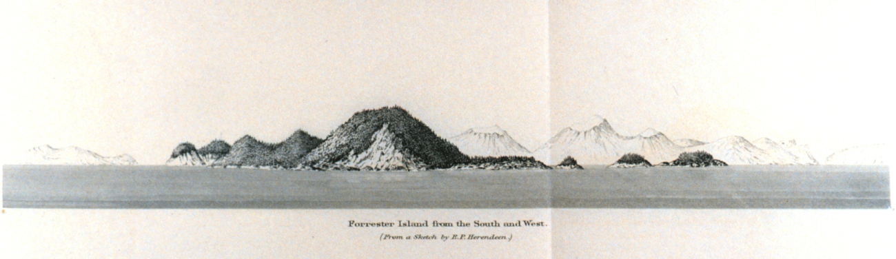 Forrester Island from the south and west (Image credit: Archival Photograph by Sean Linehan) Forrester Island from the south and west