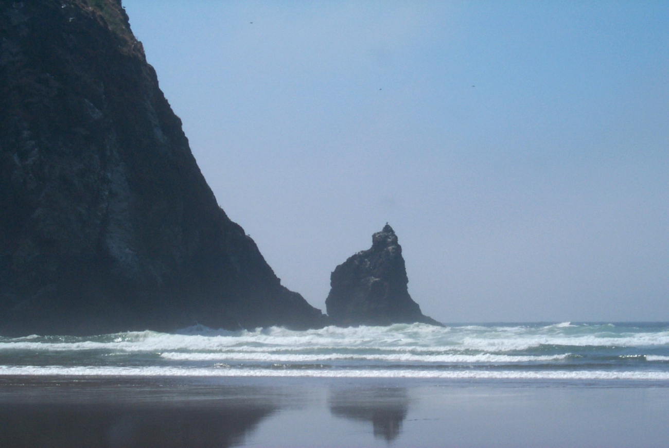 Sea stack on the north side of Haystack Rock at Cannon Beach (Image credit: Carol Baldwin) Sea stack on the north side of Haystack Rock at Cannon Beach