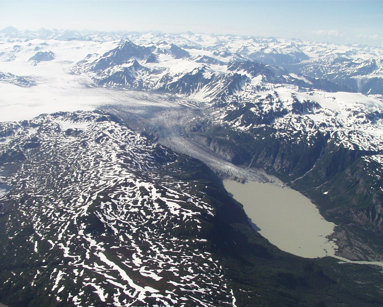 Aerial view of glacier and mountains line1976.jpg Aerial view of glacier and mountains