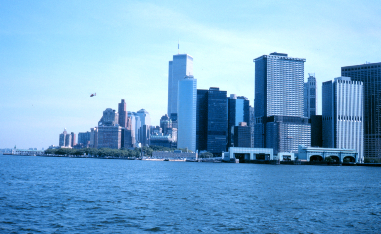 The World Trade Center and part of the New York skylineas seen from the Governor's Island Ferry (Image credit: Rich Bourgerie) The World Trade Center and part of the New York skylineas seen from the Governor's Island Ferry