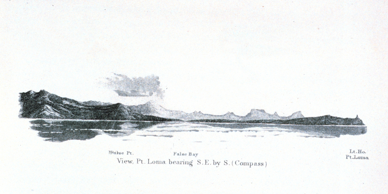 A view of Point Loma with the Point Loma lighthouse seen to the right (Image credit: Archival photograph by Mr. Steve Nicklas) A view of Point Loma with the Point Loma lighthouse seen to the right
