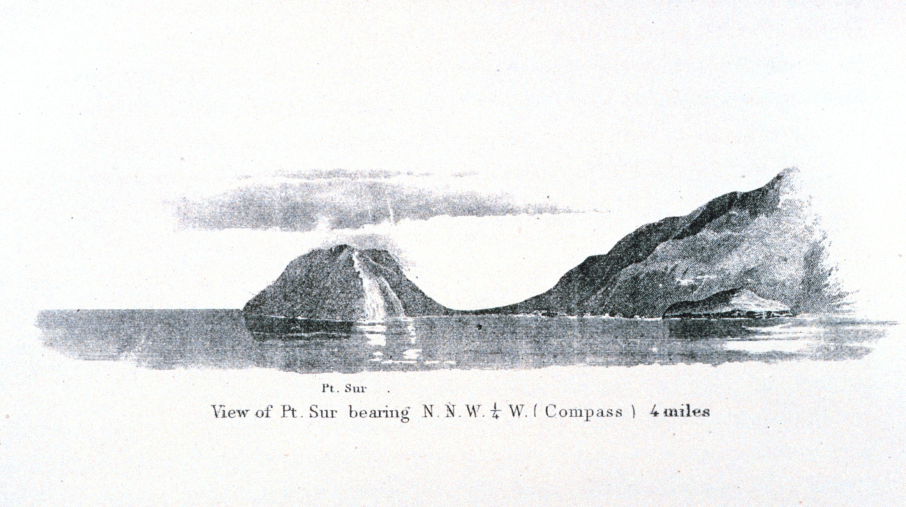 Point Sur along the Big Sur coastline about 25 miles south of Monterey (Image credit: Archival photograph by Mr. Steve Nicklas) Point Sur along the Big Sur coastline about 25 miles south of Monterey