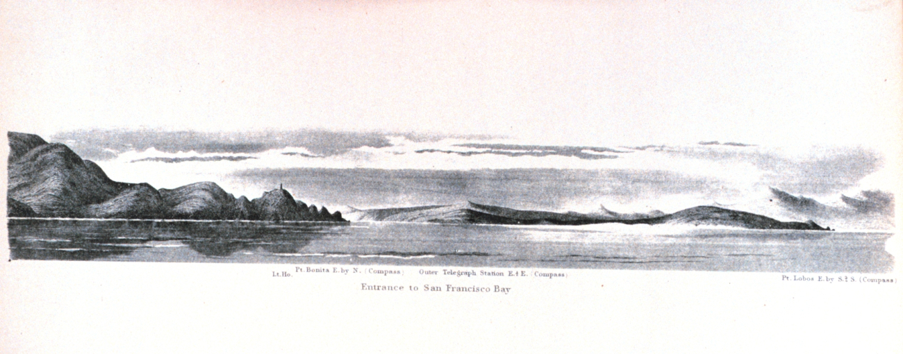 The entrance to San Francisco Bay (Image credit: Archival photograph by Mr. Steve Nicklas) The entrance to San Francisco Bay