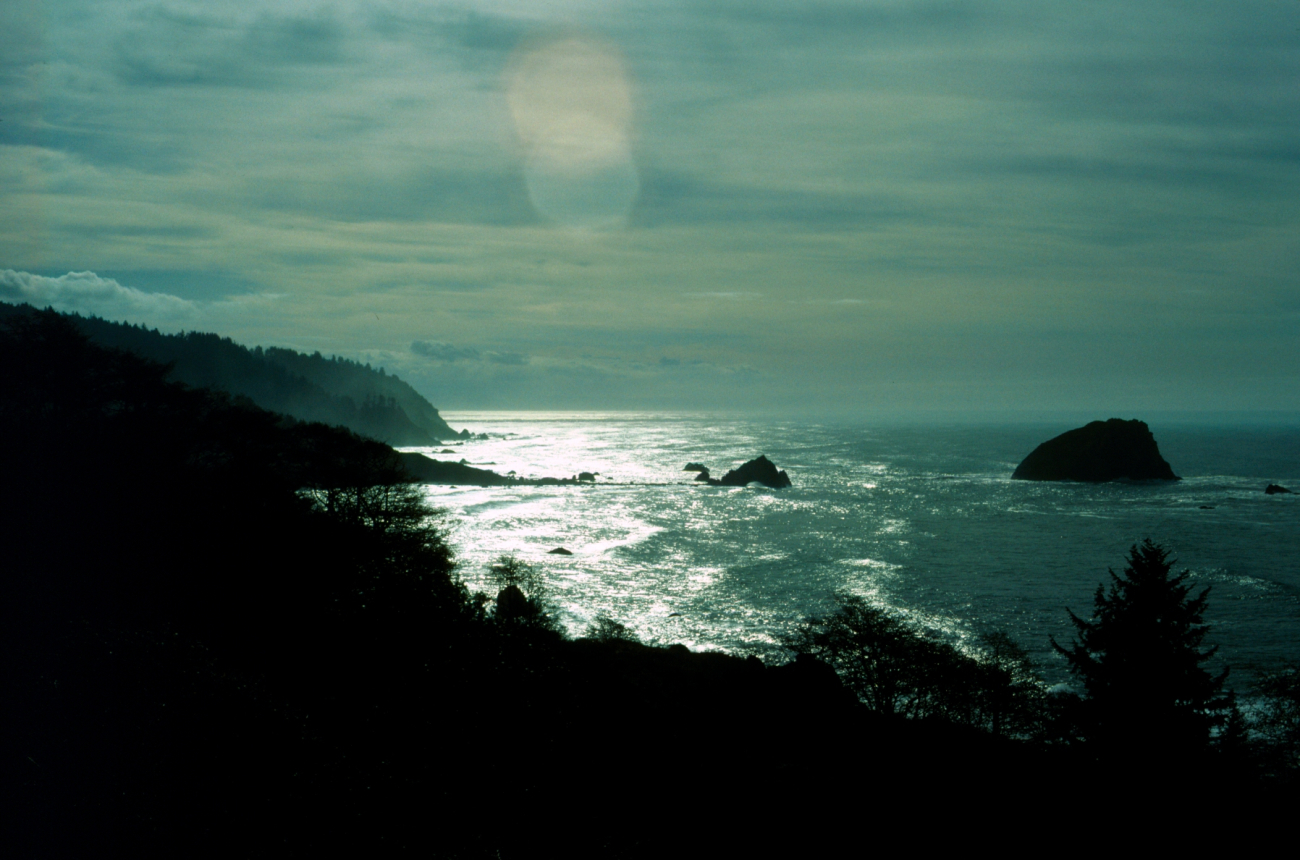 Del Norte County coastline just south of the California-Oregon border (Image credit: Commander George Leigh) Del Norte County coastline just south of the California-Oregon border