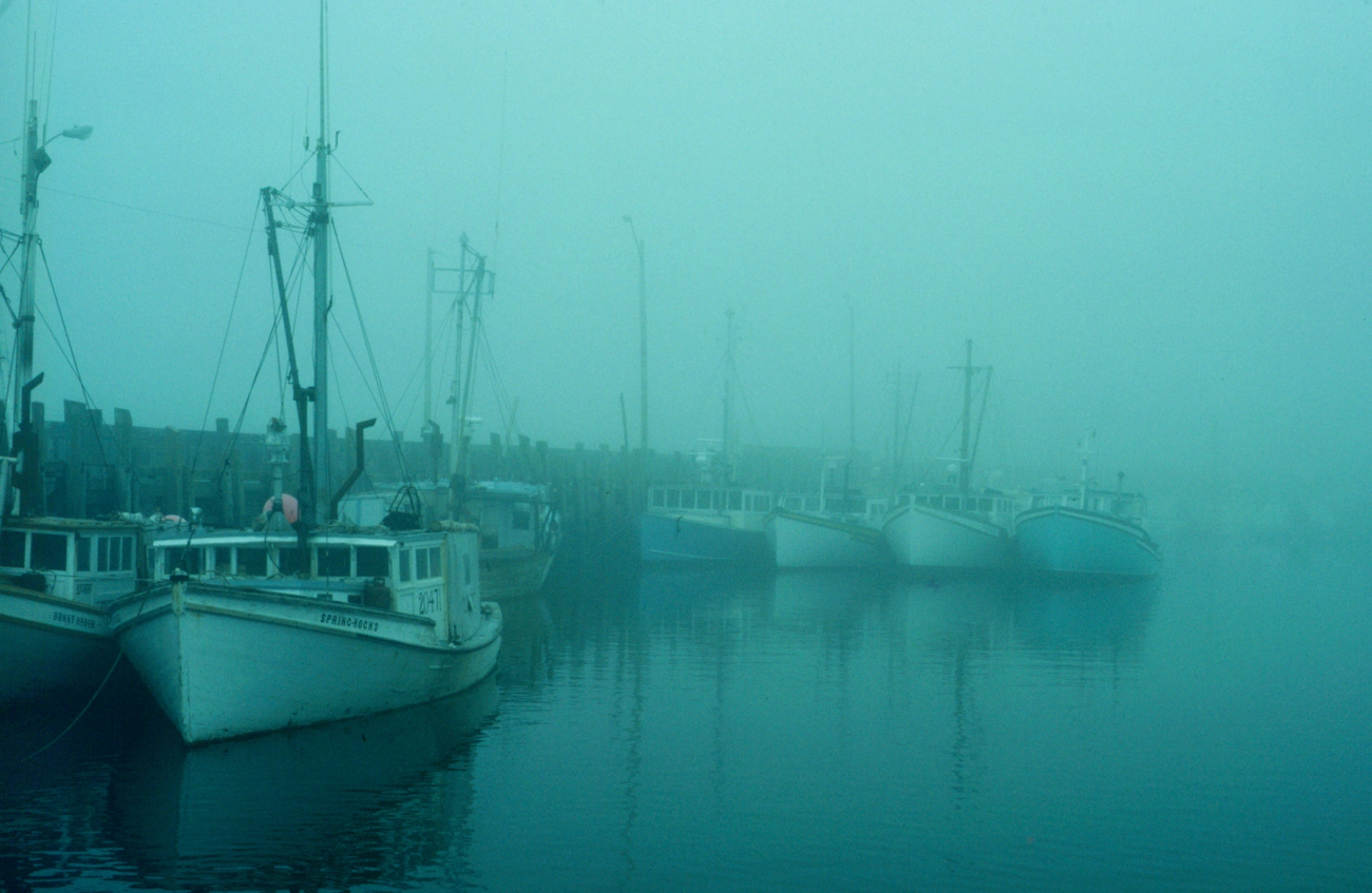 Foggy day in a New Brunswick fishing village (Image credit: Commander George Leigh) Foggy day in a New Brunswick fishing village