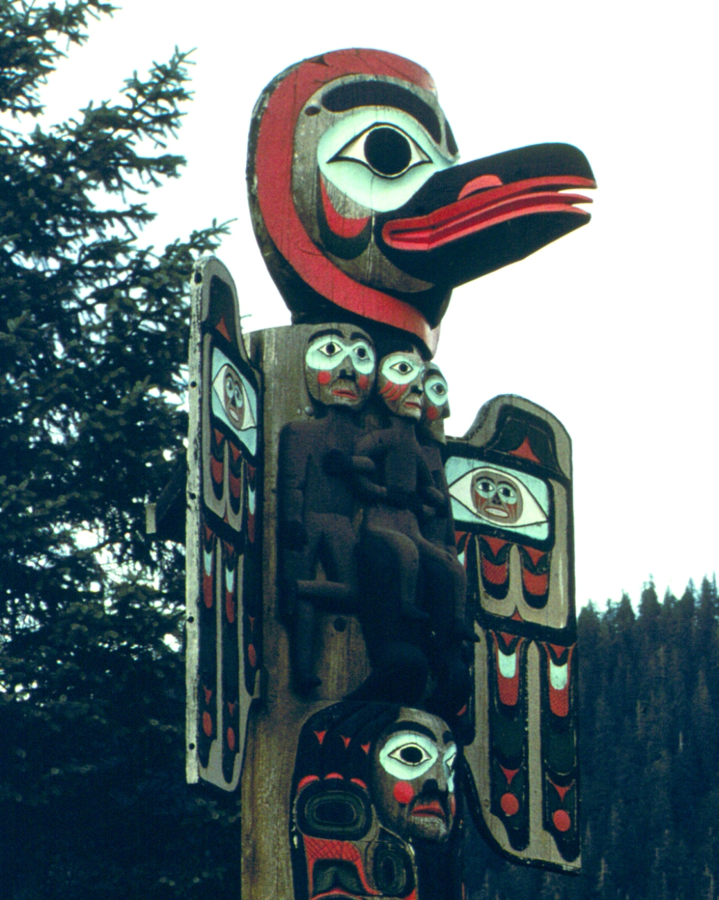Raven and Sun Totem at Saxman Totem Park outside of Ketchikan (Image credit: Commander George Leigh) Raven and Sun Totem at Saxman Totem Park outside of Ketchikan