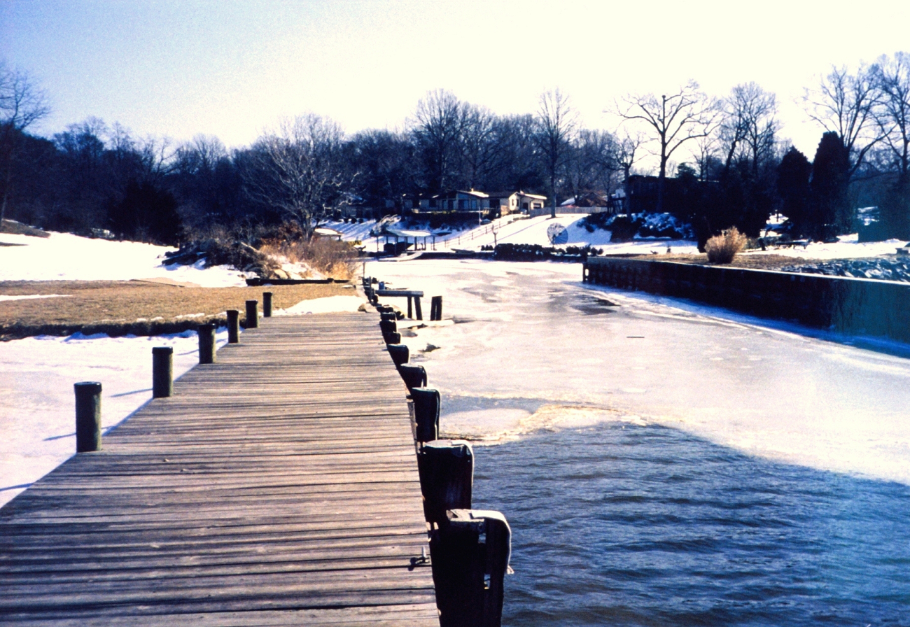 Winter and ice along the Patuxent River (Image credit: Mary Hollinger) Winter and ice along the Patuxent River