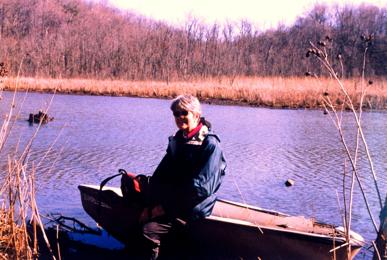 Mary Hollinger at Parkers Creek, off Chesapeake Bay,in the American Chestnut Land Trust Area (Image credit: Mary Hollinger) Mary Hollinger at Parkers Creek, off Chesapeake Bay,in the American Chestnut Land Trust Area