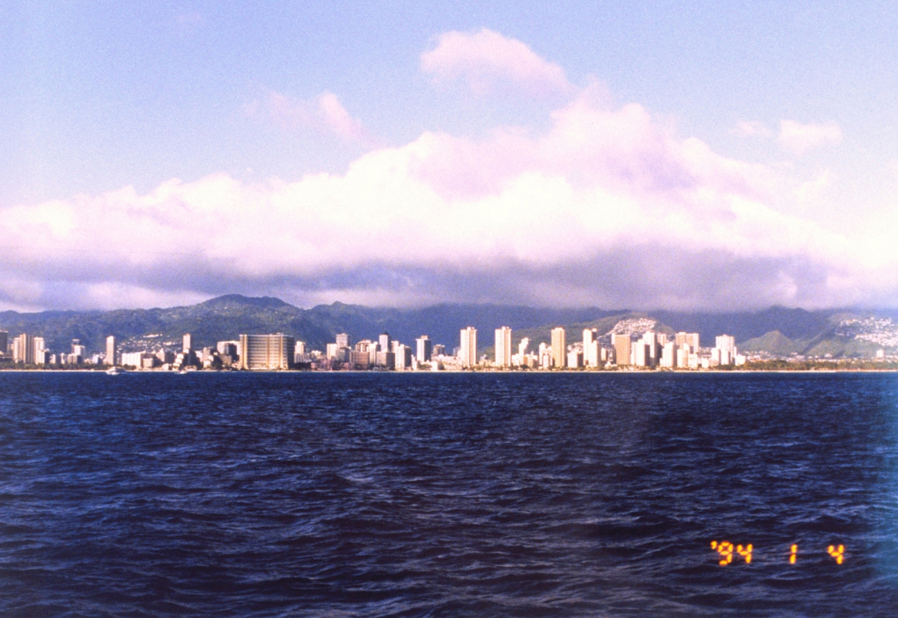 Waikiki hotels as seen from offshore (Image credit: Mary Hollinger) Waikiki hotels as seen from offshore