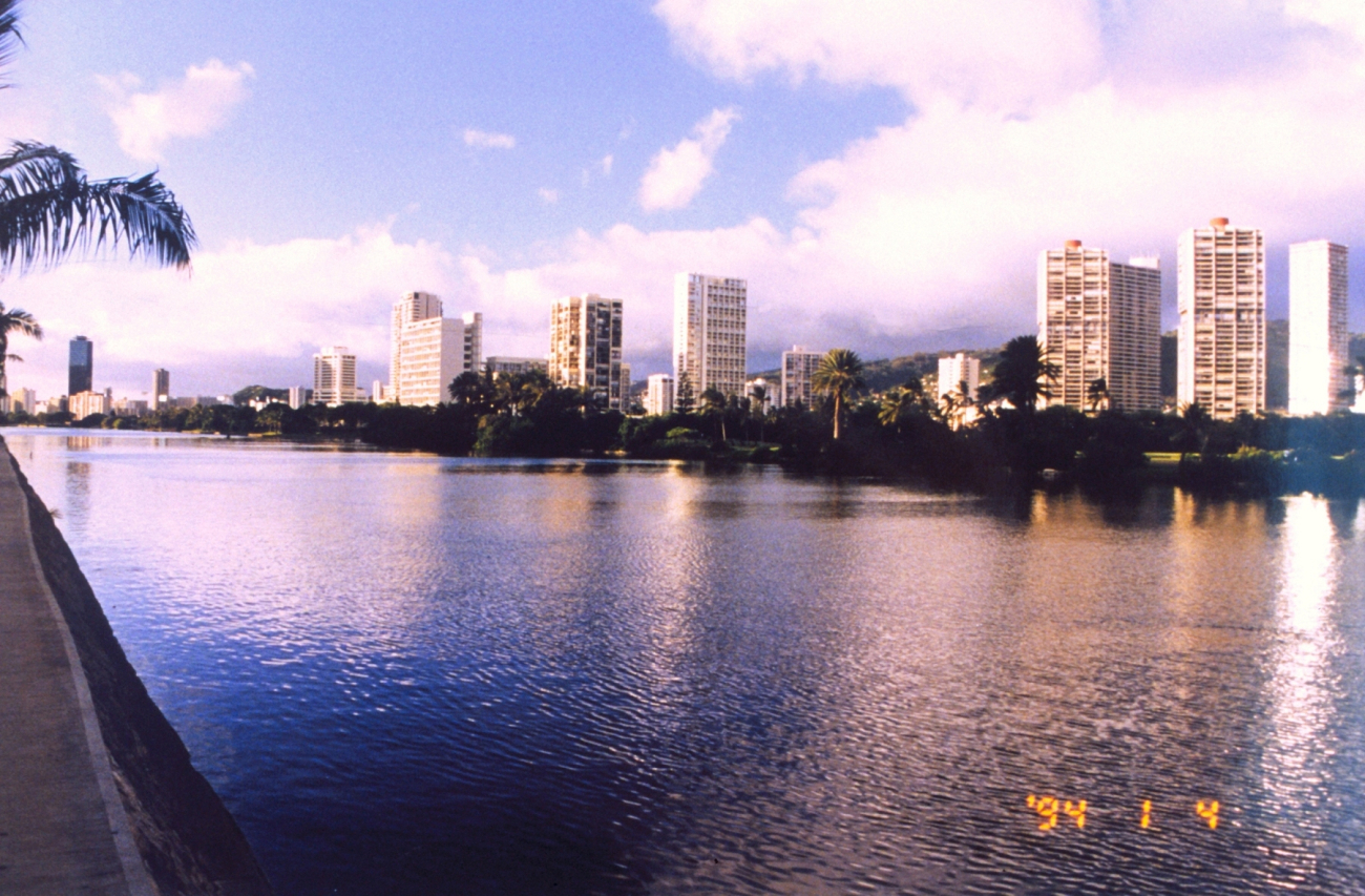 A view along the Ali Wai Canal near Waikiki Beach (Image credit: Mary Hollinger) A view along the Ali Wai Canal near Waikiki Beach
