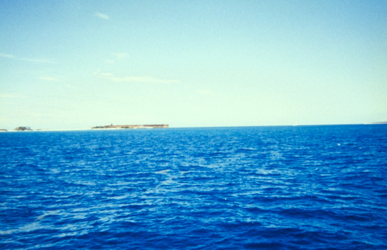 Approaching Fort Jefferson from the east (Image credit: Linda Pikula) Approaching Fort Jefferson from the east