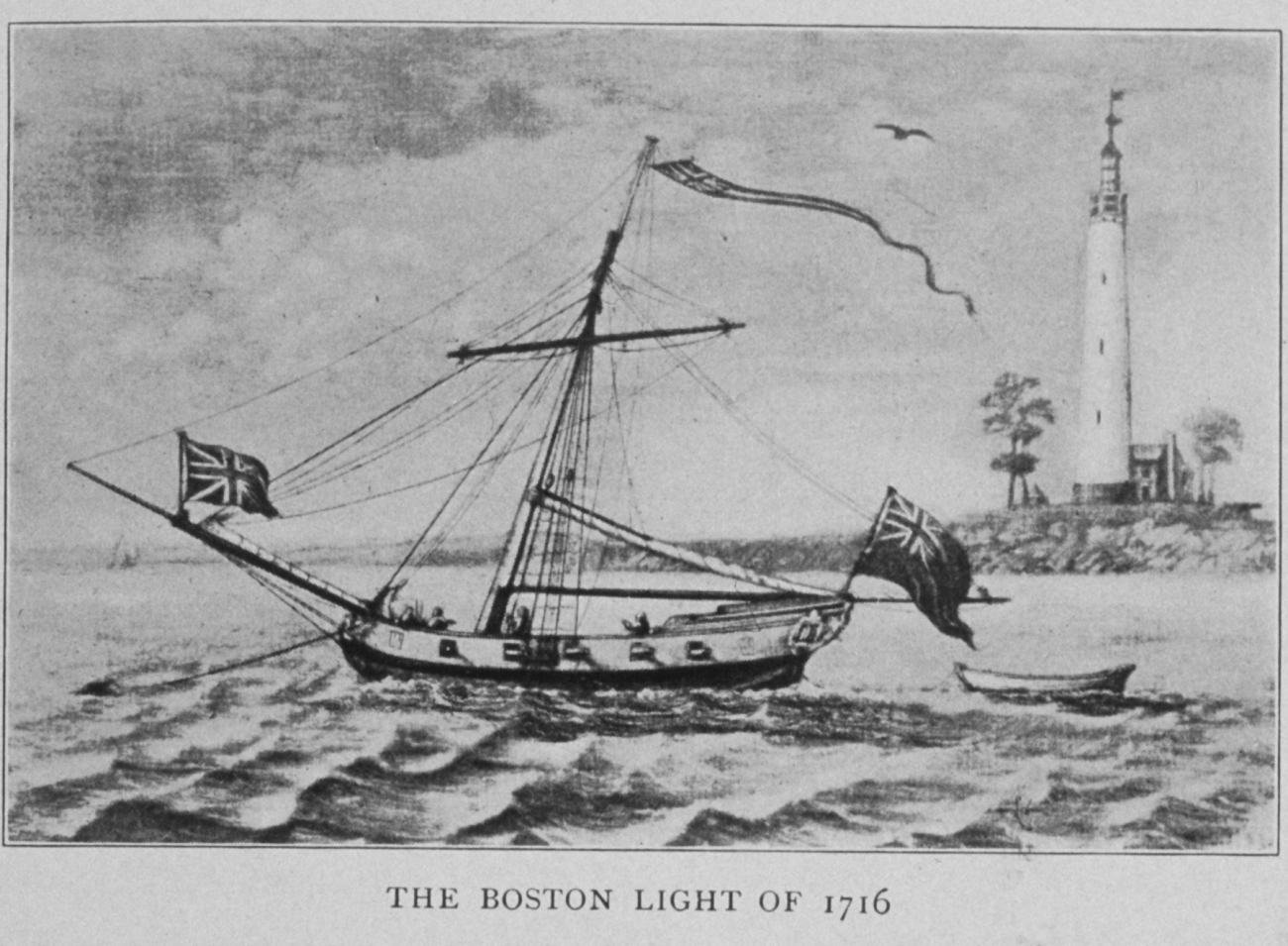 The Boston Light of 1716 (Image credit: Archival Photo by Mr. Steve Nicklas) The Boston Light of 1716