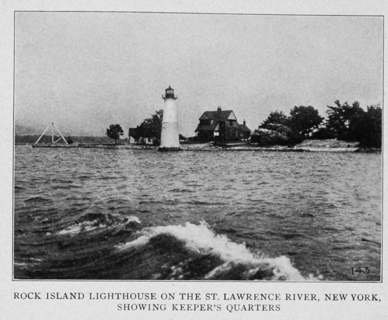 Rock Island Lighthouse on the St (Image credit: Archival Photo by Mr. Steve Nicklas) Rock Island Lighthouse on the St