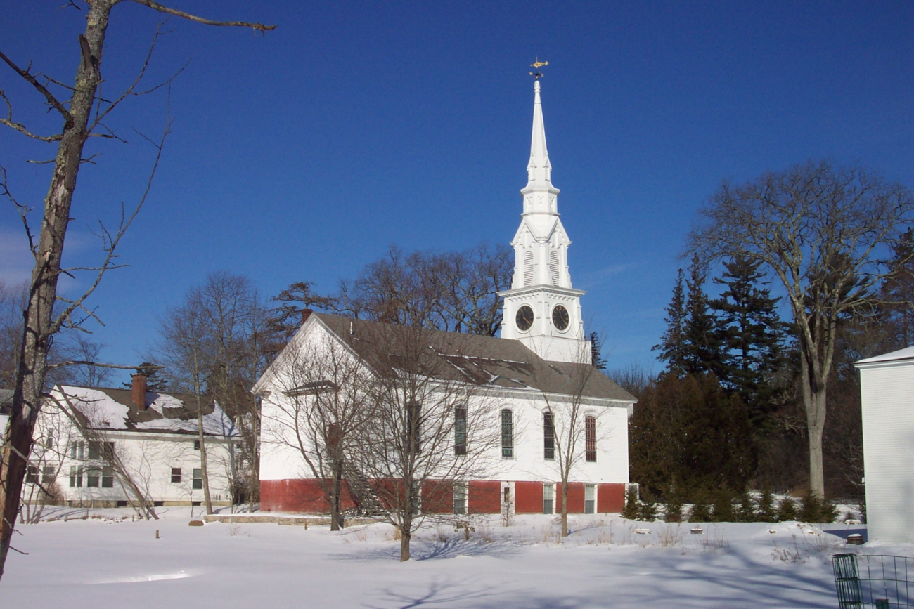 A beautiful New England Church at Castine (Image credit: Casey Theberge) A beautiful New England Church at Castine