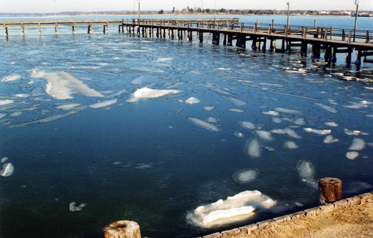 Patuxent River version of icebergs (Image credit: Mary Hollinger) Patuxent River version of icebergs