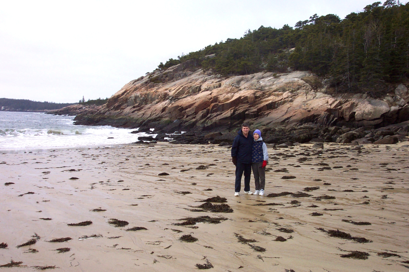 On the western side of Sand Beach looking south towards Thunder Hole area (Image credit: Captain Albert E. Theberge) On the western side of Sand Beach looking south towards Thunder Hole area